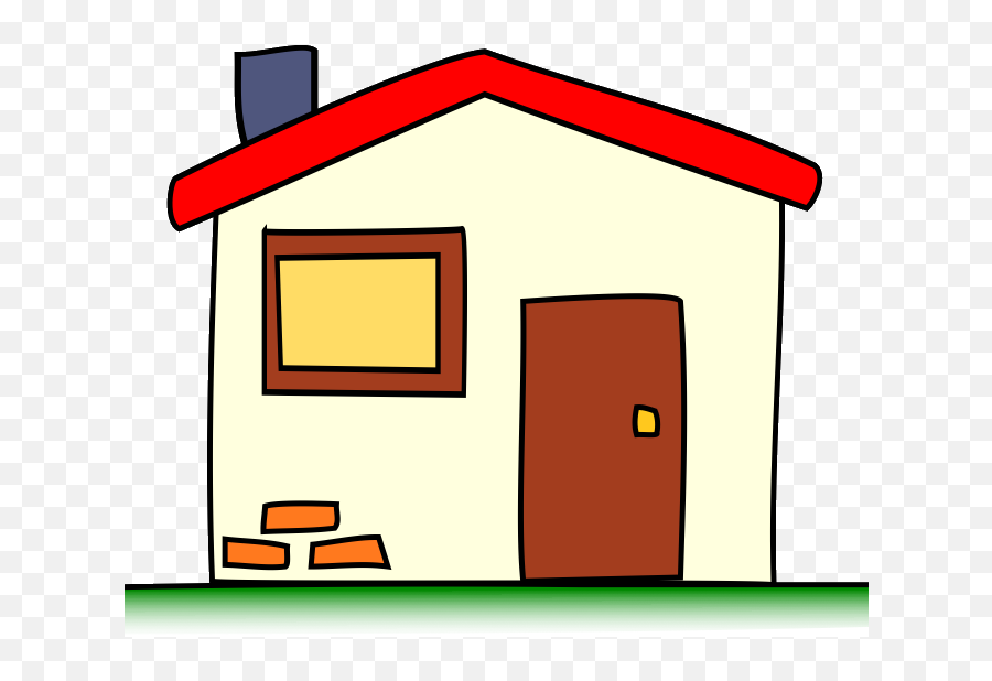 Transparent Background House Clipart - Simple Cartoon House Png,House Clipart Png