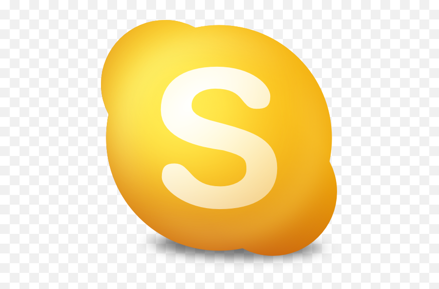 Available Contact Not Skype Icon - Skype Logo In Yellow Png,Skype Logo