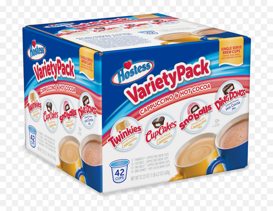 Hostess Cappuccino And Hot Cocoa Variety Pack - Hostess K Cup Cappuccino Png,Hot Cocoa Png