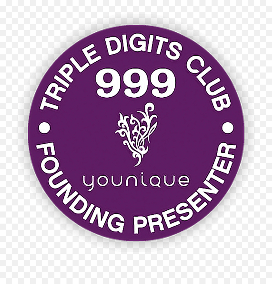Download Tripledigitsclub 999 Foundingpresenter Younique Png Logo