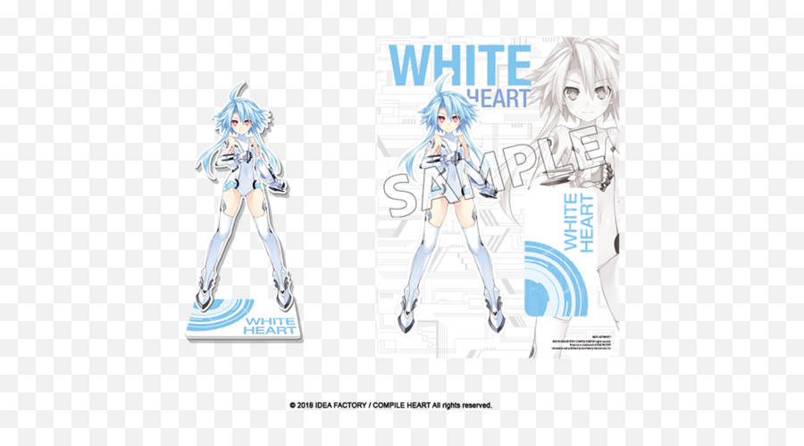 Goddess Acrylic Standee - White Heart Cartoon Png,White Heart Transparent