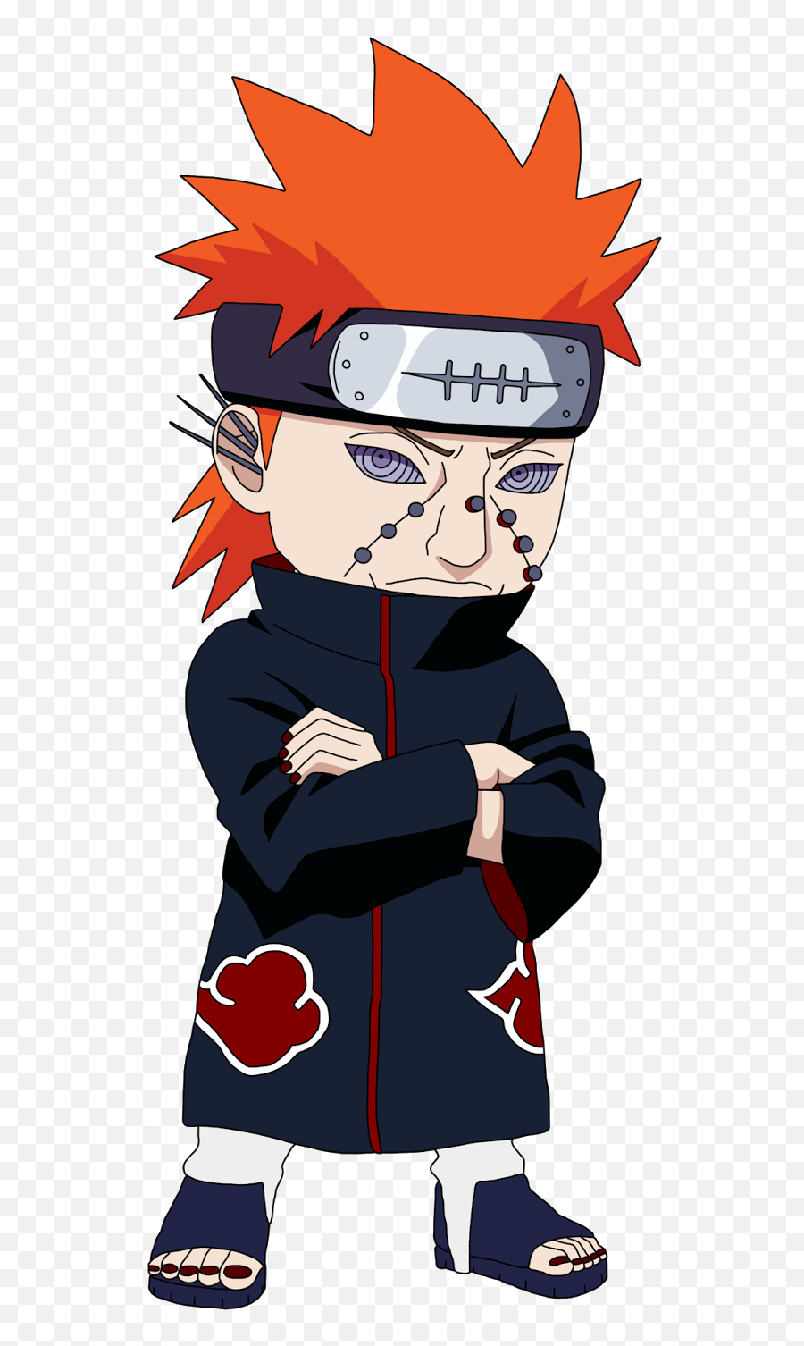 Naruto Pain Clipart Pein - Pain Chibi Png,Pain Png