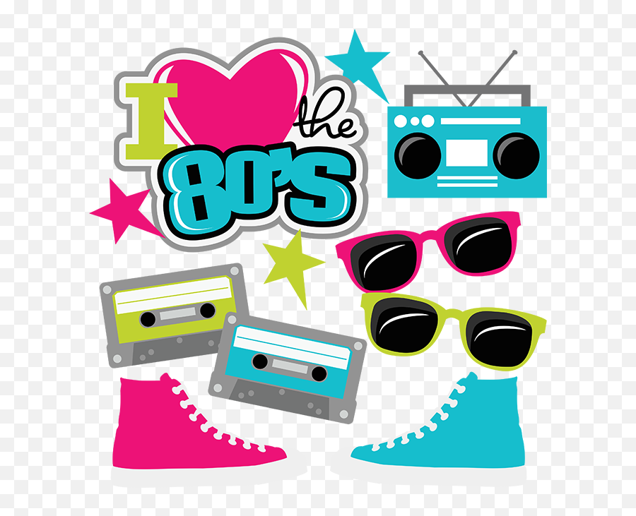 Library Of I Heart The 80s Svg Black - Love The Clipart Png,80s Png