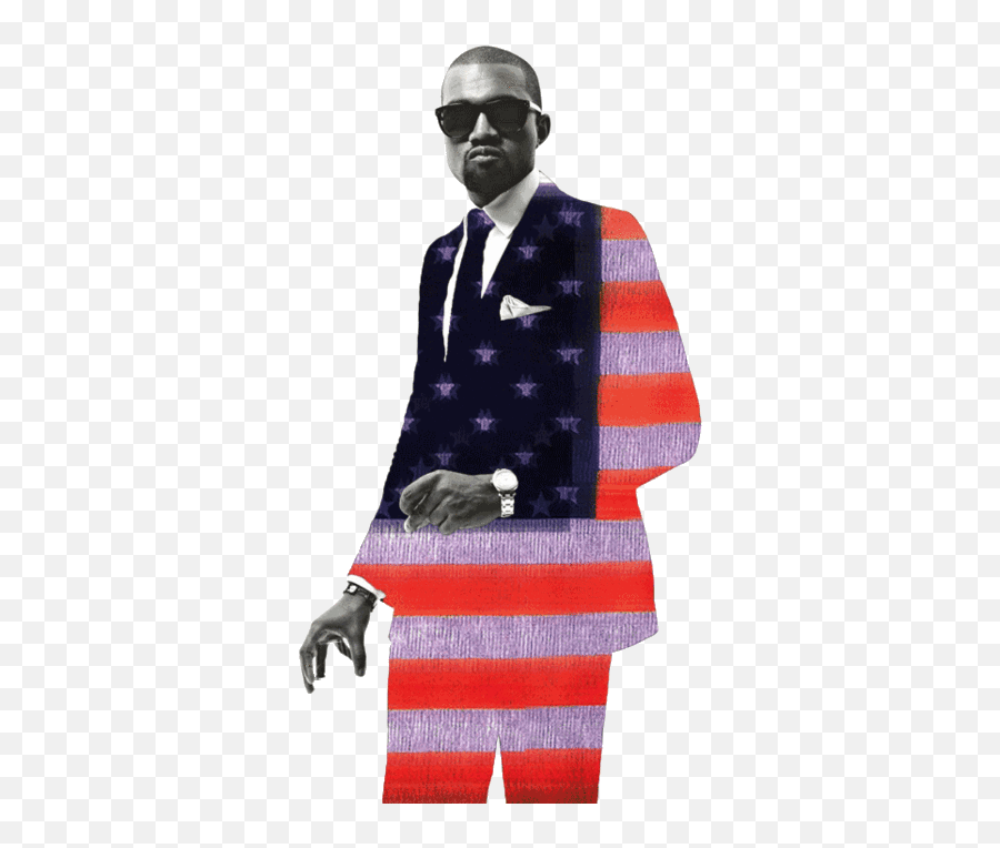 Drake Kanye Stickers For Android Ios - Kanye West In A Suit Png,Kanye West Transparent Background