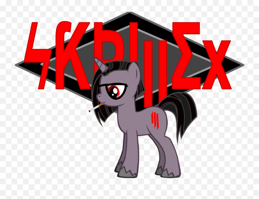 Image - Pony Png,Skrillex Png