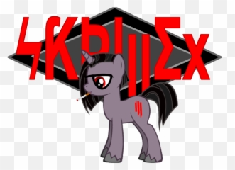 Image - Pony Png,Skrillex Png