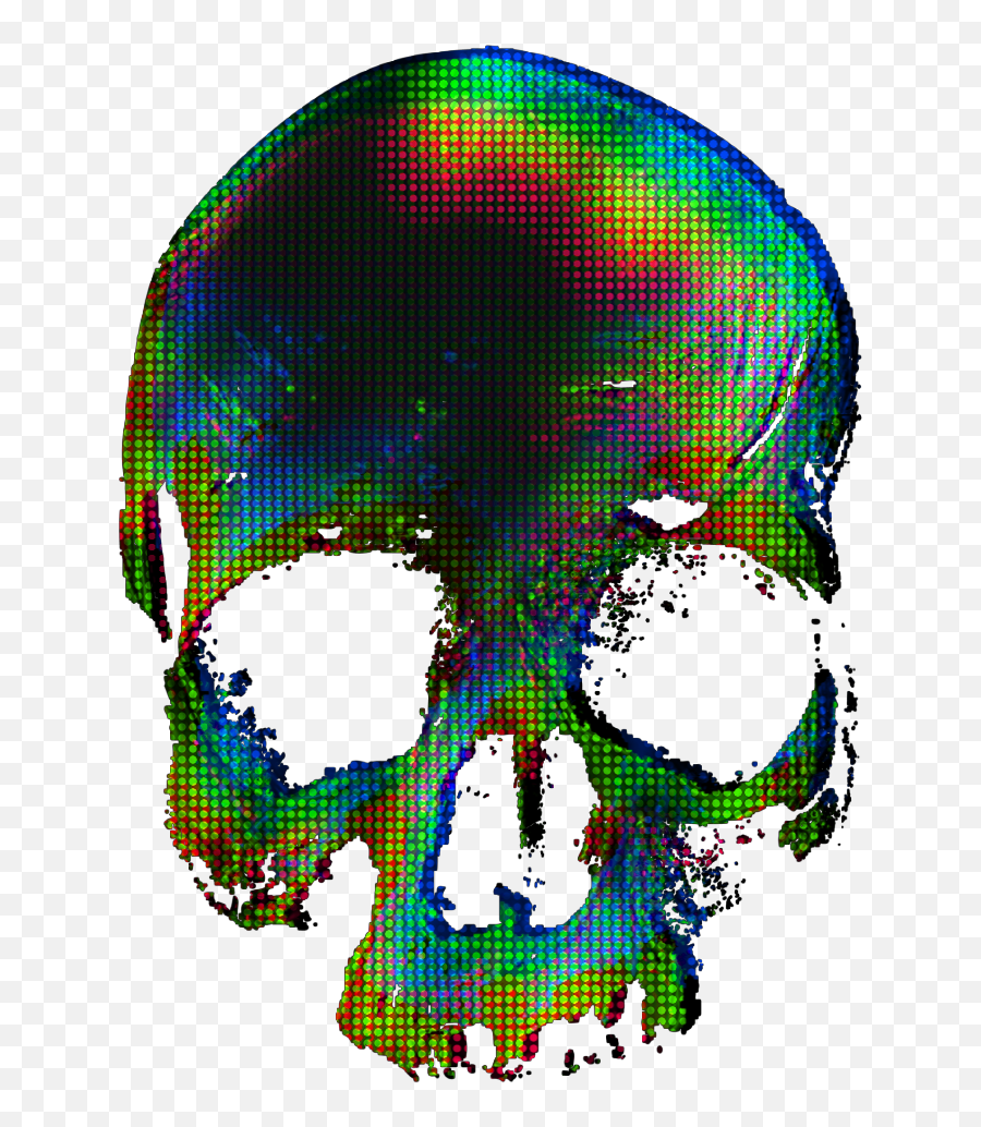 Skull - Glitch Skull Mask Png,Skull Face Png