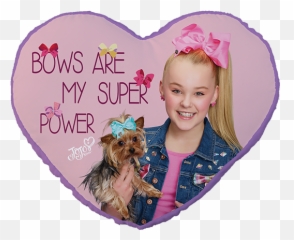 Download Jojo Siwa Heart Cushion 40 Cm - Jojo Siwa And Dog Png,Jojo Siwa Png