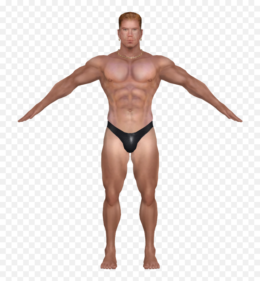 Muscle Man Png Image - Billy Herrington 3d Model,Muscle Man Png