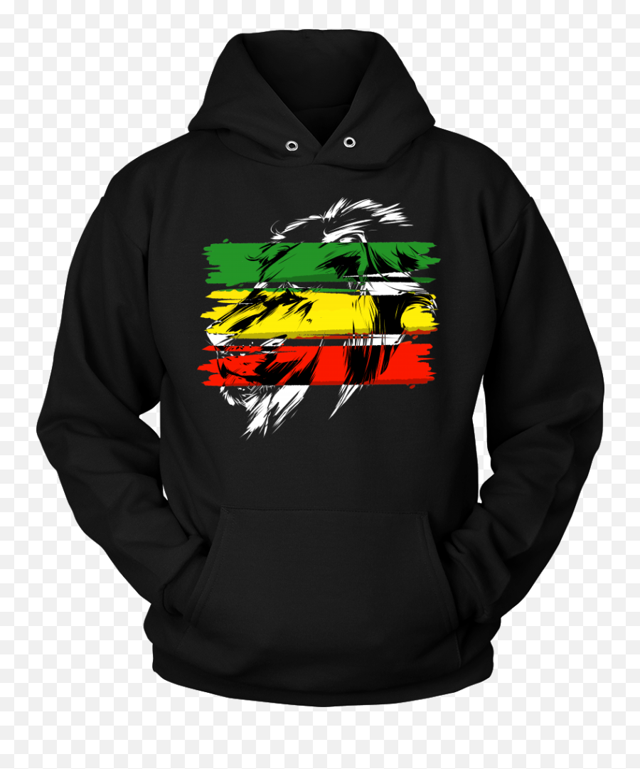 Lion Of Judah Rasta Reggae Roots Hoodie - Grandpa Motorcycle T Shirt Png,Jamaican Flag Png