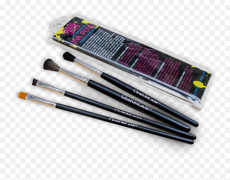 Ink Pens - Makeup Brush Set Png,Ink Pen Png