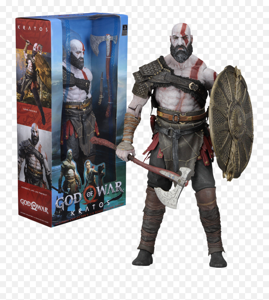 God Of War - Kratos God Of War 4 Neca Png,God Of War 2018 Logo