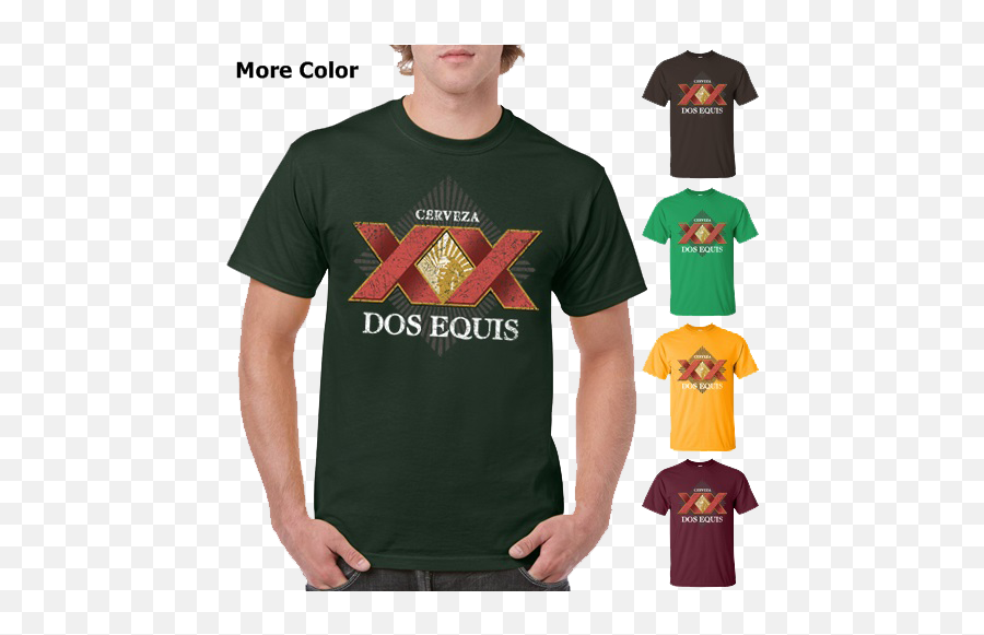 Download Dos Equis Beer T Shirt - Xx Beer T Shirt Png Image Evolution Fish Shirt,Dos Equis Logo Png