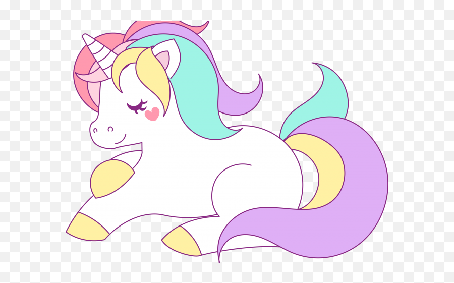 Unicorn Pastel Rainbow - Baby Unicorn Transparent Background Png,Rainbow Unicorn Png