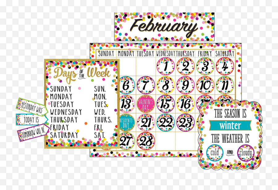 Colorful Border Png - Dot,Bulletin Board Png