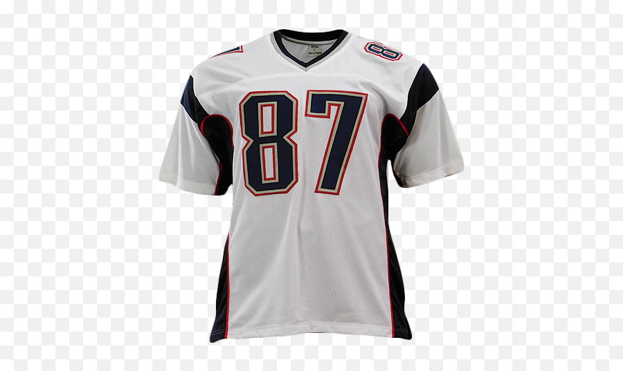 Rob Gronkowski Signed White Pro - Short Sleeve Png,Rob Gronkowski Png