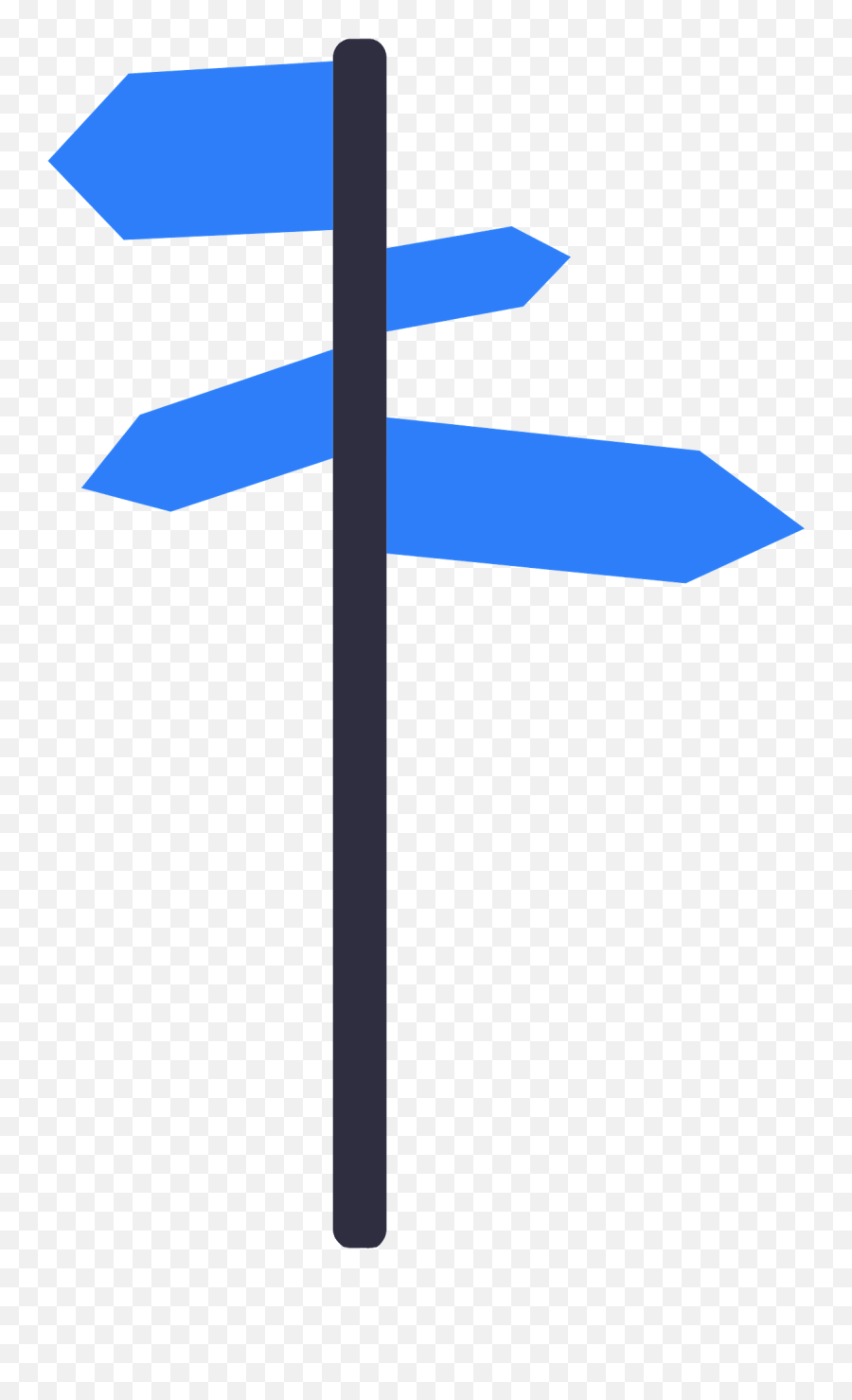 Direction Road Signs Clipart - Vertical Png,Road Transparent