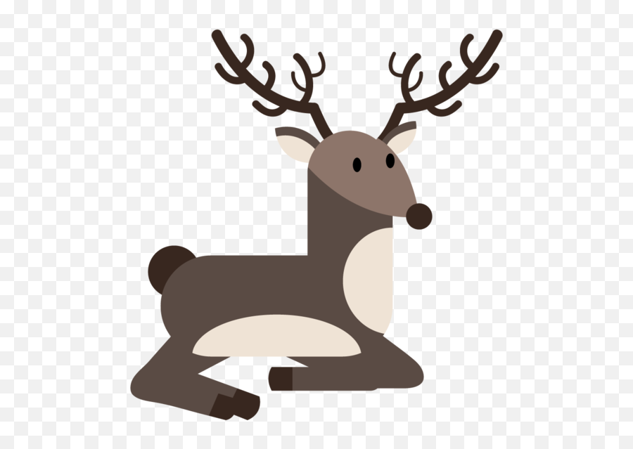 Reindeer Santa Claus Deer For Christmas - Reindeer Png,Christmas Antlers Png