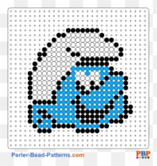 The Smurfs Perler Bead Pattern And Designs Sprites - Patrick Beads png