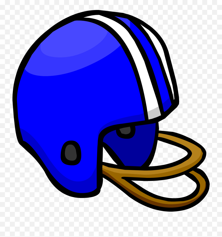 Blue Football Helmet - Club Penguin Football Helmet Png,Blue Icon Motorcycle Helmet