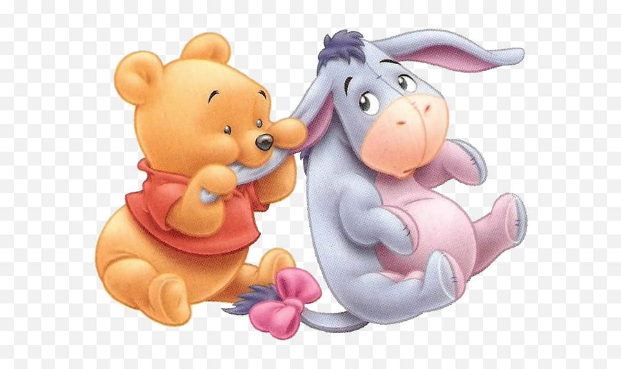 Winnie Pooh Bebe Y Piglet Png - Baby Winnie The Pooh And Eeyore,Eeyore Transparent