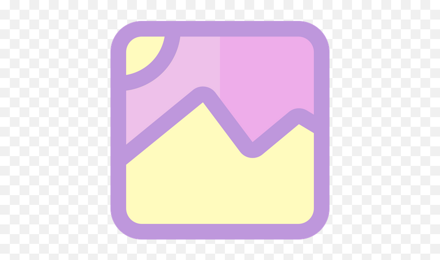 Gallery Icon Of Colored Outline Style - Pink Logo For Gallery Png,Gallery Icon Transparent