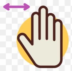 Enlarge - Free gestures icons Raise Hand Icon Svg png