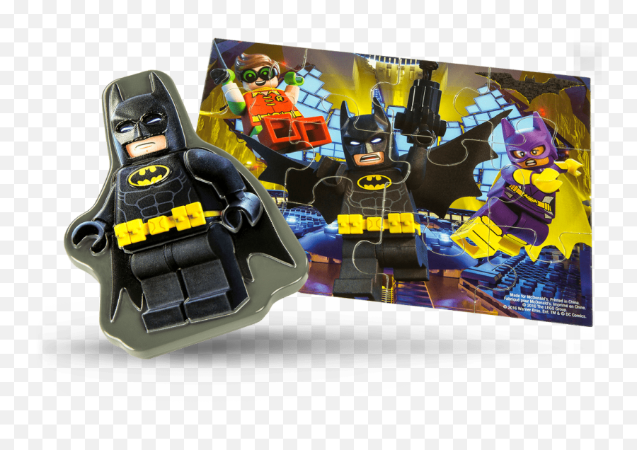 Download Hd Happy Meal Png Lego Batman Toys - Rompecabezas De Lego Batman,Happy Meal Png