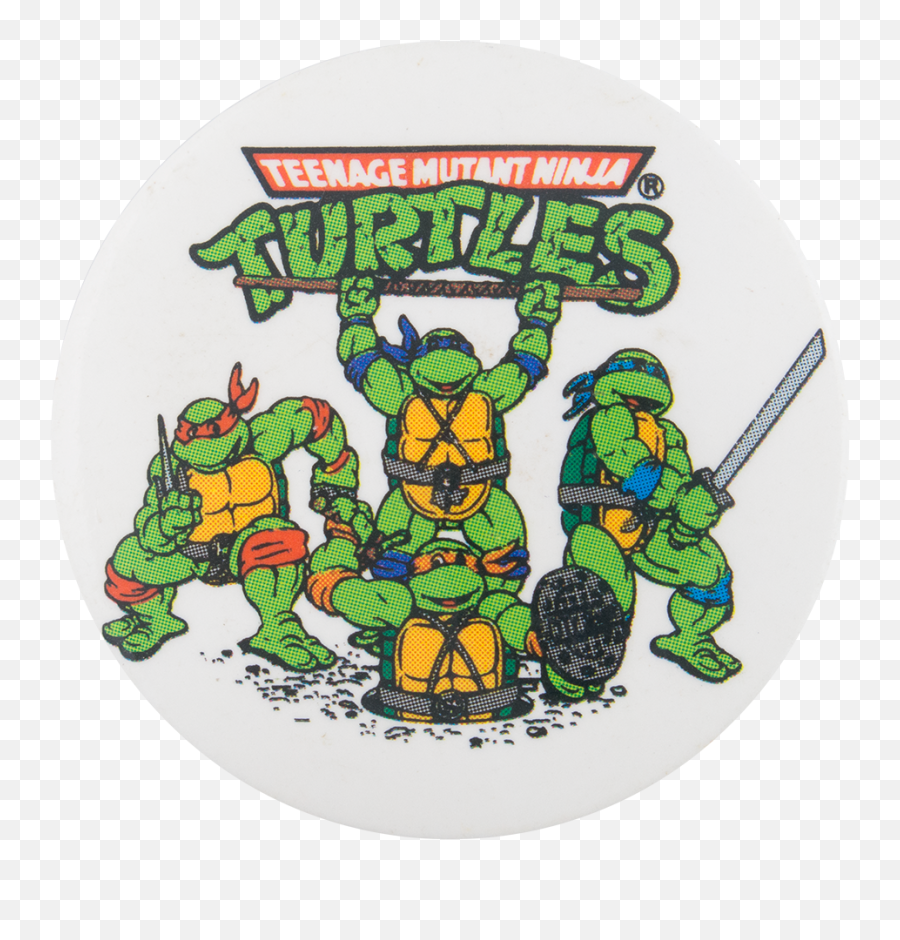 Teenage Mutant Ninja Turtles Busy Beaver Button Museum - Teenage Mutant Ninja Turtles Button Png,Ninja Turtle Logo