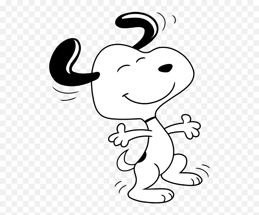 How To Draw Snoopy From Peanuts Dancing - Really Easy Dot Png,Dancing Spiderman Icon