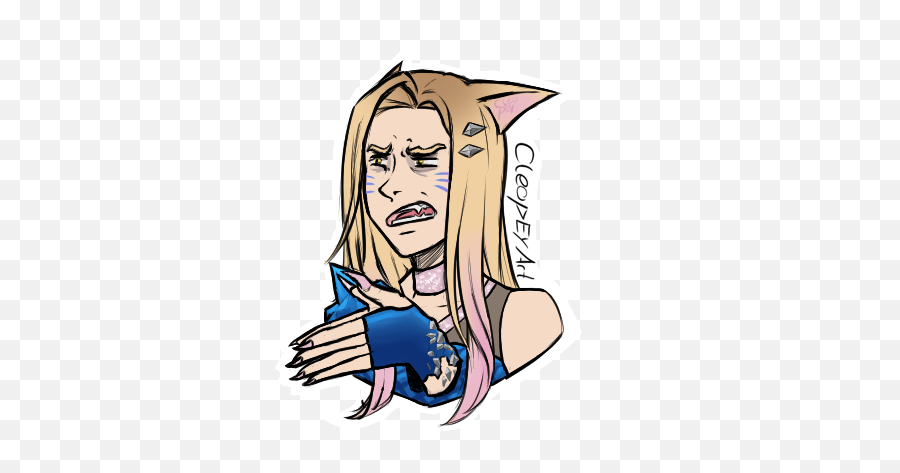 I Made A Free2use Reaction Image Of Kda Ahri Rahrimains - Ahri Reaction Png,Popstar Ahri Icon