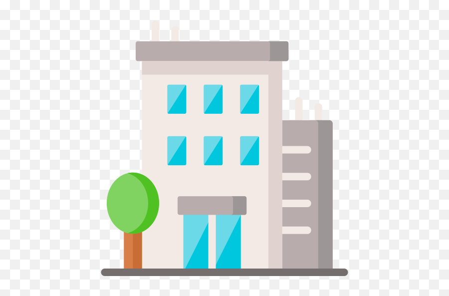 Office - Free Buildings Icons Vertical Png,Office Building Icon