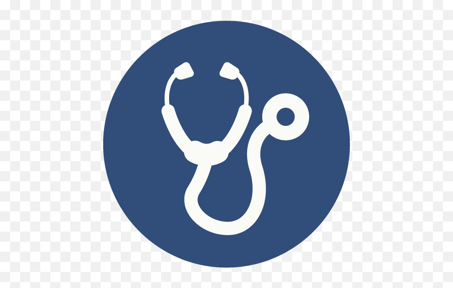Download Our Practice - Stethoscope In A Circle Icon Full Transparent Stethoscope Icon White Png,Stethescope Icon