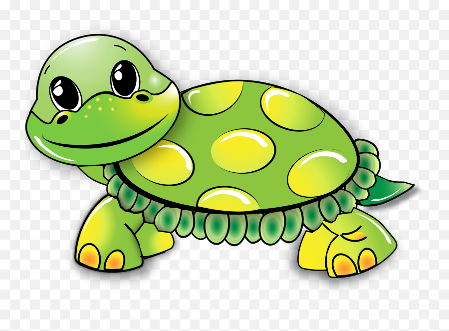 Turtle Clipart Run - Gambar Kura Kura Kartun Png,Cute Turtle Png