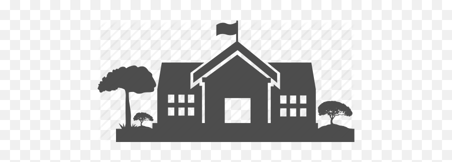 Nursery Icon Png Transparent Images Free U2013 - School Building Vector Png,College Building Icon