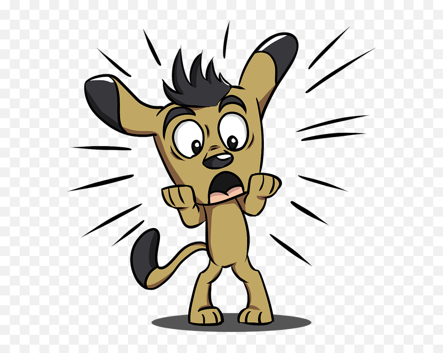 Dog Puppy Scared - Surprised Clipart Png,Scared Png