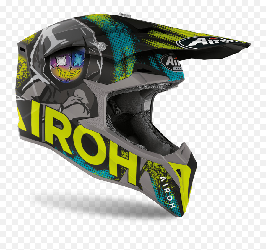 Wraap - Airoh Alien Png,Green Icon Helmet