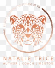 About - Natalie Trice Cheetah Face Silhouette png