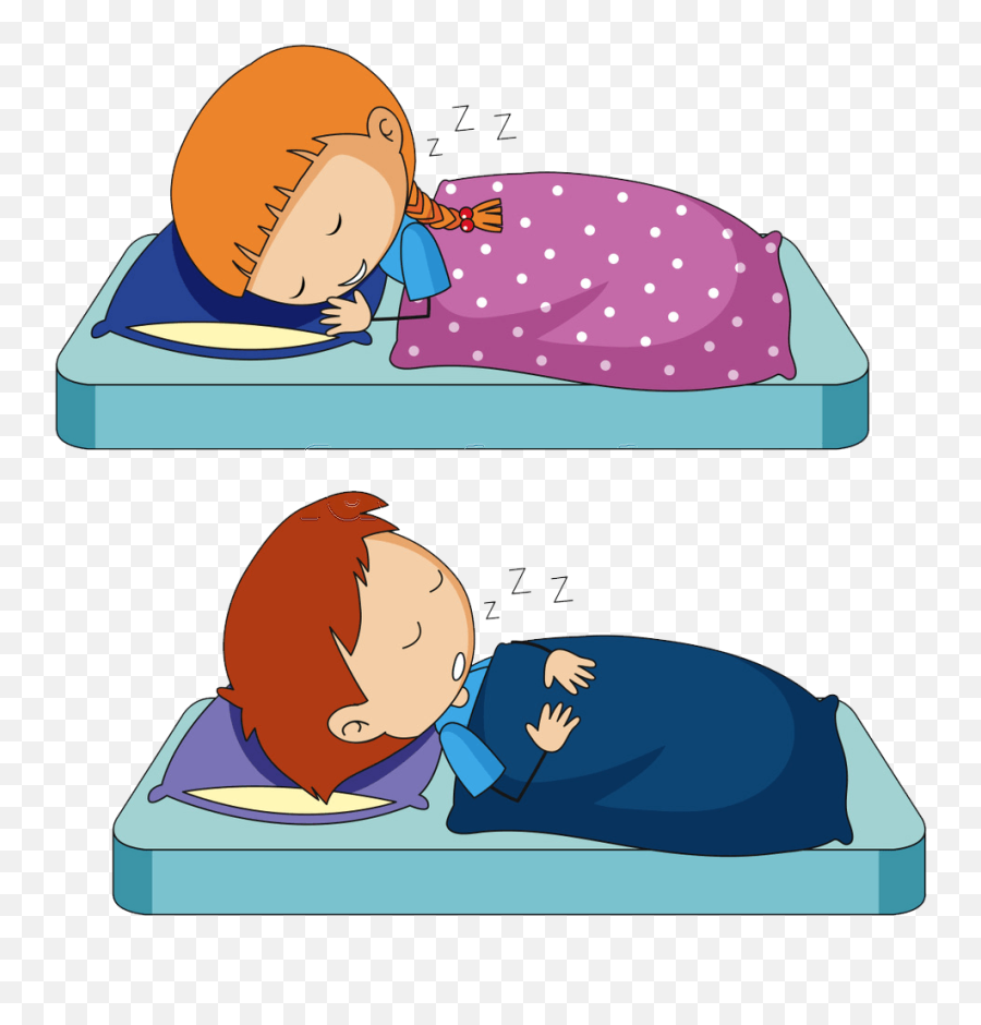Download Recognizing Treating Insomnia Sharek - Sleep In Bed Kids Sleeping Clipart Png,Bed Clipart Png