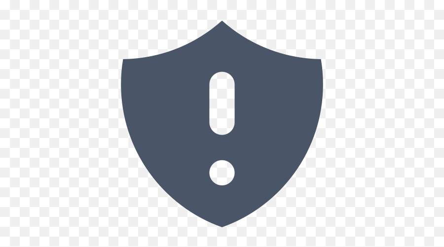 Shield Exclamation Free Icon - Iconiconscom Dot Png,Error Message Icon