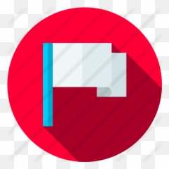 White Flag - Circle png