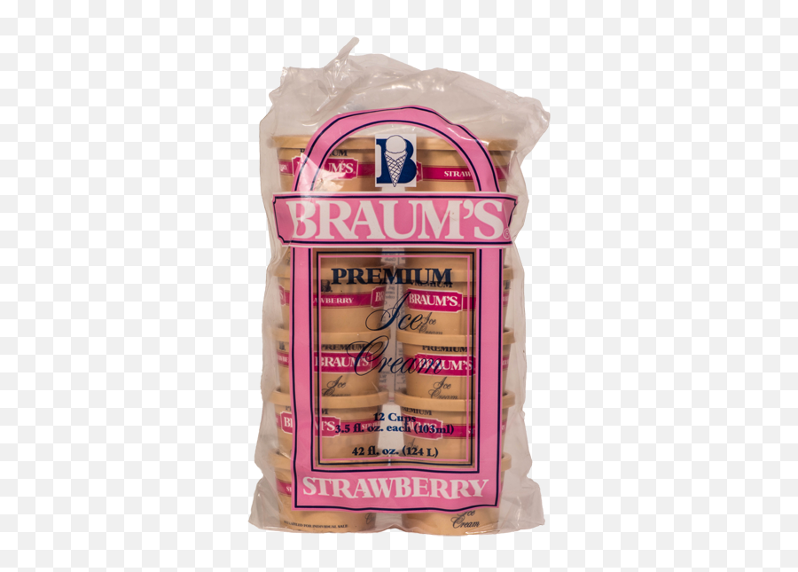 Ice Cream Cups - Strawberry Braumu0027s Braums Cup Ice Cream Png,Ice Cream Cup Png