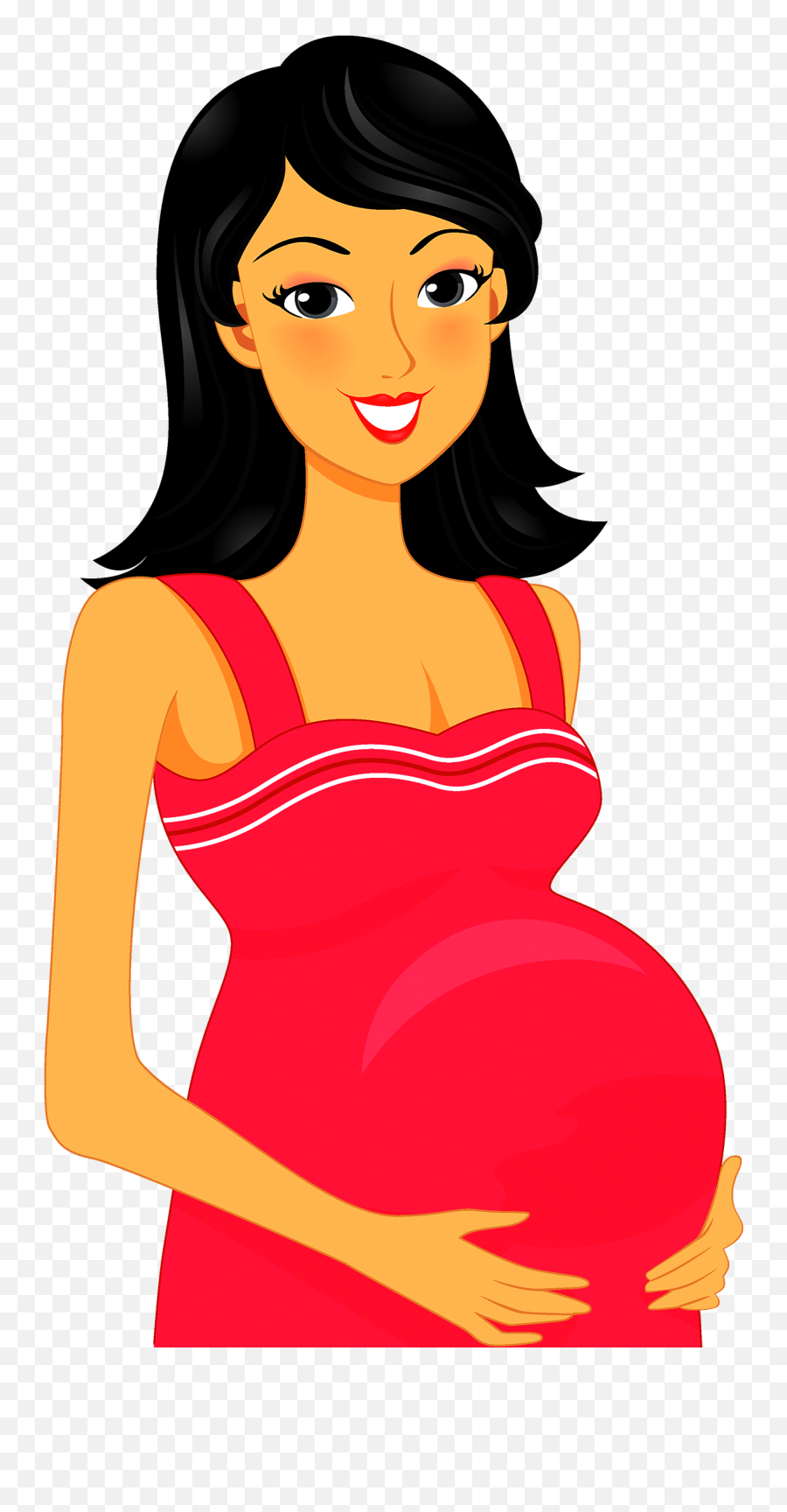 Pregnancy Mother Cartoon Clip Art - Pregnant Woman Cartoon Mother Pregnant Clipart Png,Pregnant Png