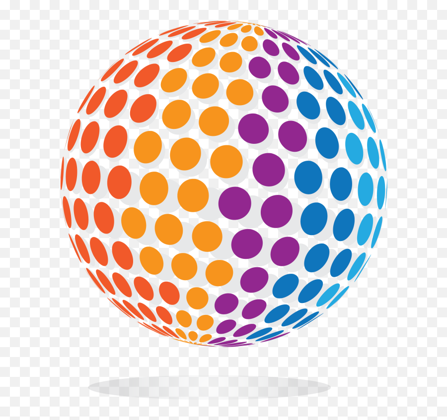 Circle Pixel Logo Design - Conferenzia World Png,Logo Circle Png