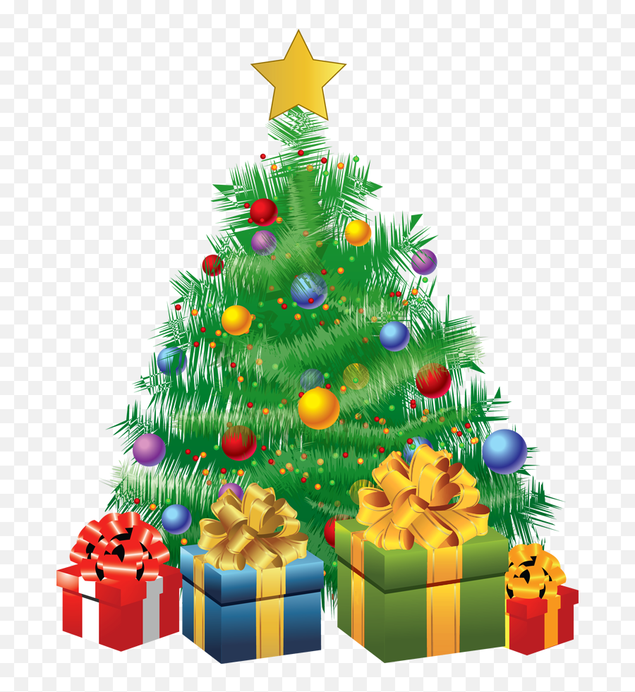 Christmas Png - Animated Christmas Tree With Gifts,Christmas Tree Transparent Background