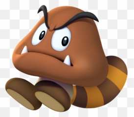 Tanooki Goomba Artwork - Goomba Mario Bros Png,Goomba Png