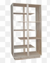 Download Staggered Bookshelf - Staggered Book Shelf Png,Bookcase Png