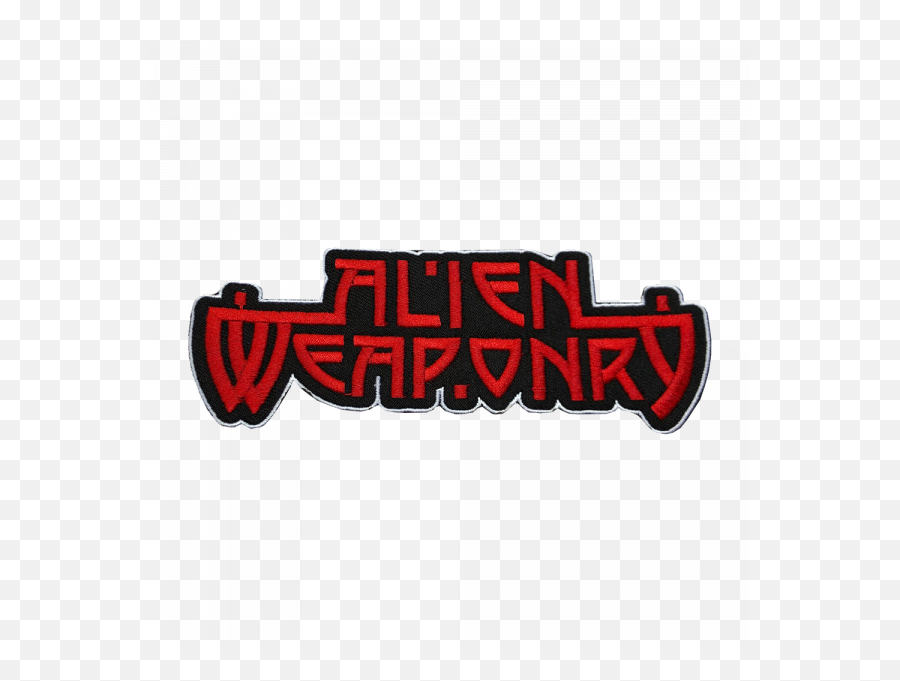 Alien Weaponry Patch - Carmine Png,Alien Logo Png