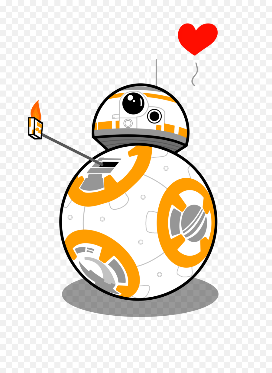 Bb8 Clipart Star Wars Cute Bb 8 Png - 8 Png