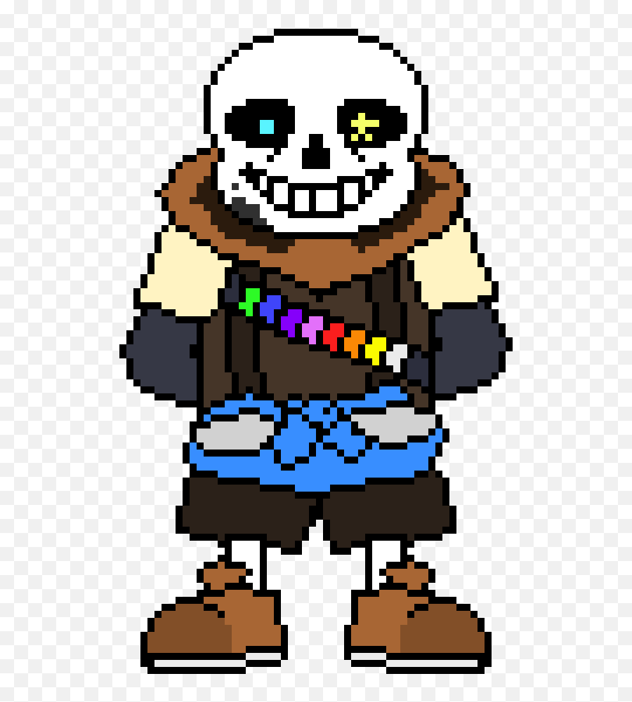 Bff - Minecraft Undertale Ink Sans Pixel Art PNG Image With Transparent  Background png - Free PNG Images in 2023